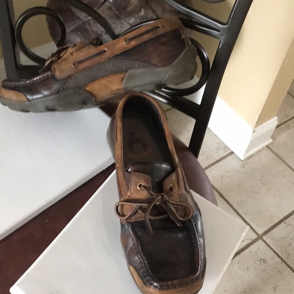 Skechers Memory Foam brown men’s shoes Size 9.5 - Picture 5 of 8